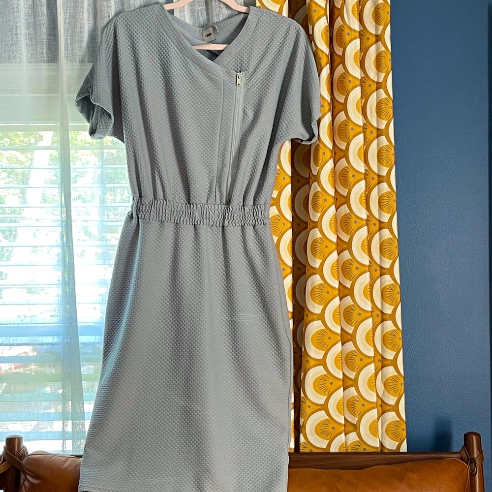 ASOS Light Blue Quilted Shift Dress